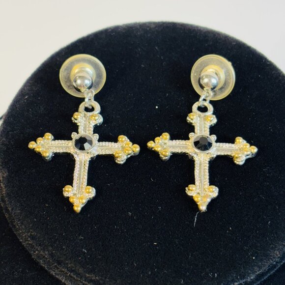 Y2K Fashion Earrings and Choker Mall Goth Romantic Soft Goth - Picture 5 of 11